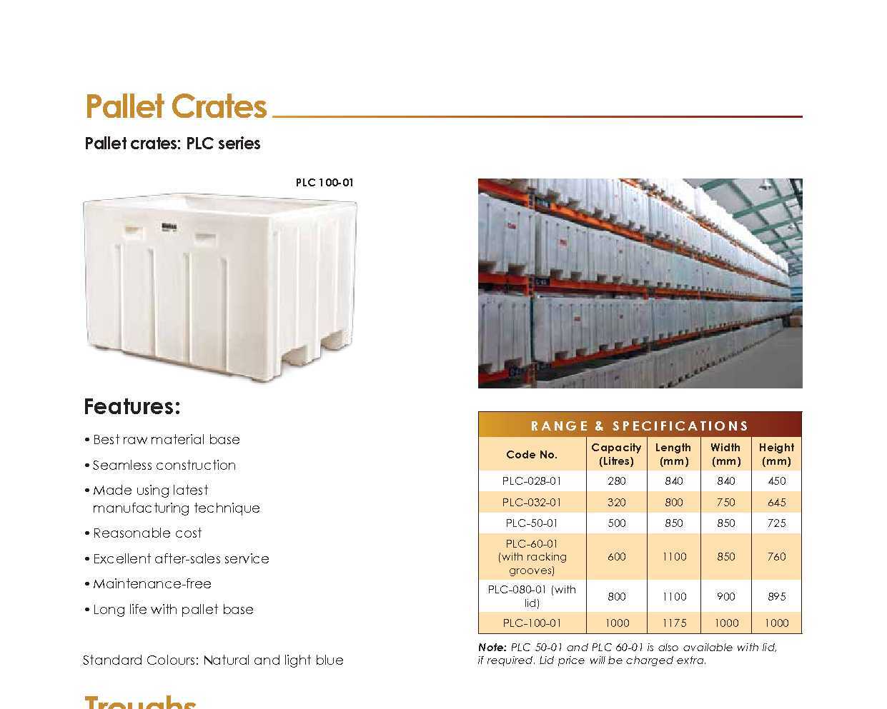 Sintex Pallet Crate - Heavy-duty Plastic, Optimized Weight Capacity & Built-in Pallet Design