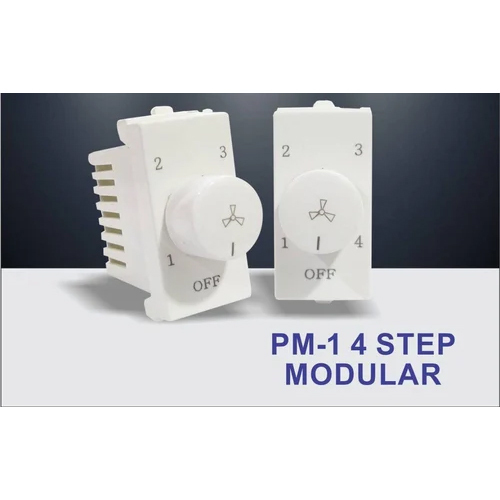 White Fan Regulator 4 Step