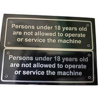 Metal Black Printed Name Plate at Best Price in Kolkata | Elegant Labels