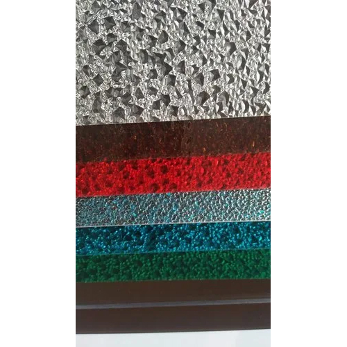 Polycarbonate Diamond Sheet - Customized Size, Decorative Textured Pattern | Enhanced Strength & Impact Resistance For Commercial Use
