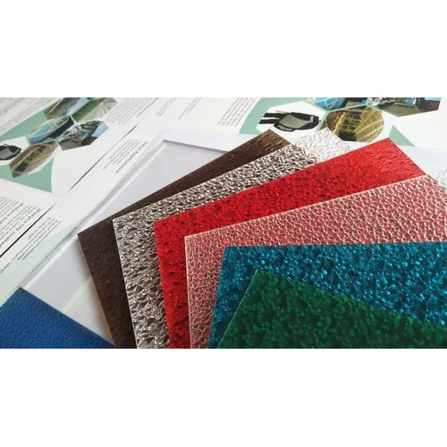 Polycarbonate Diamond Sheet - Customized Size, Decorative Textured Pattern | Enhanced Strength & Impact Resistance For Commercial Use