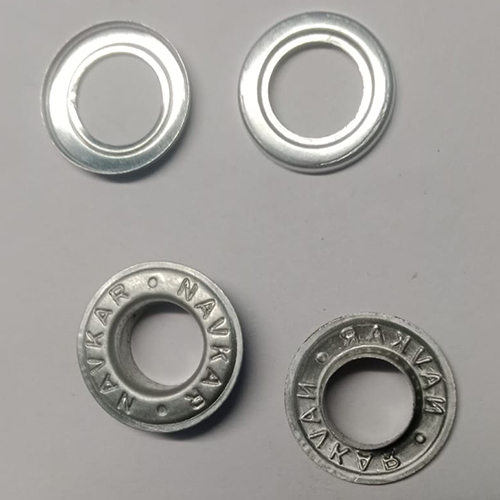 Silver Aluminium Stamp Eyelet