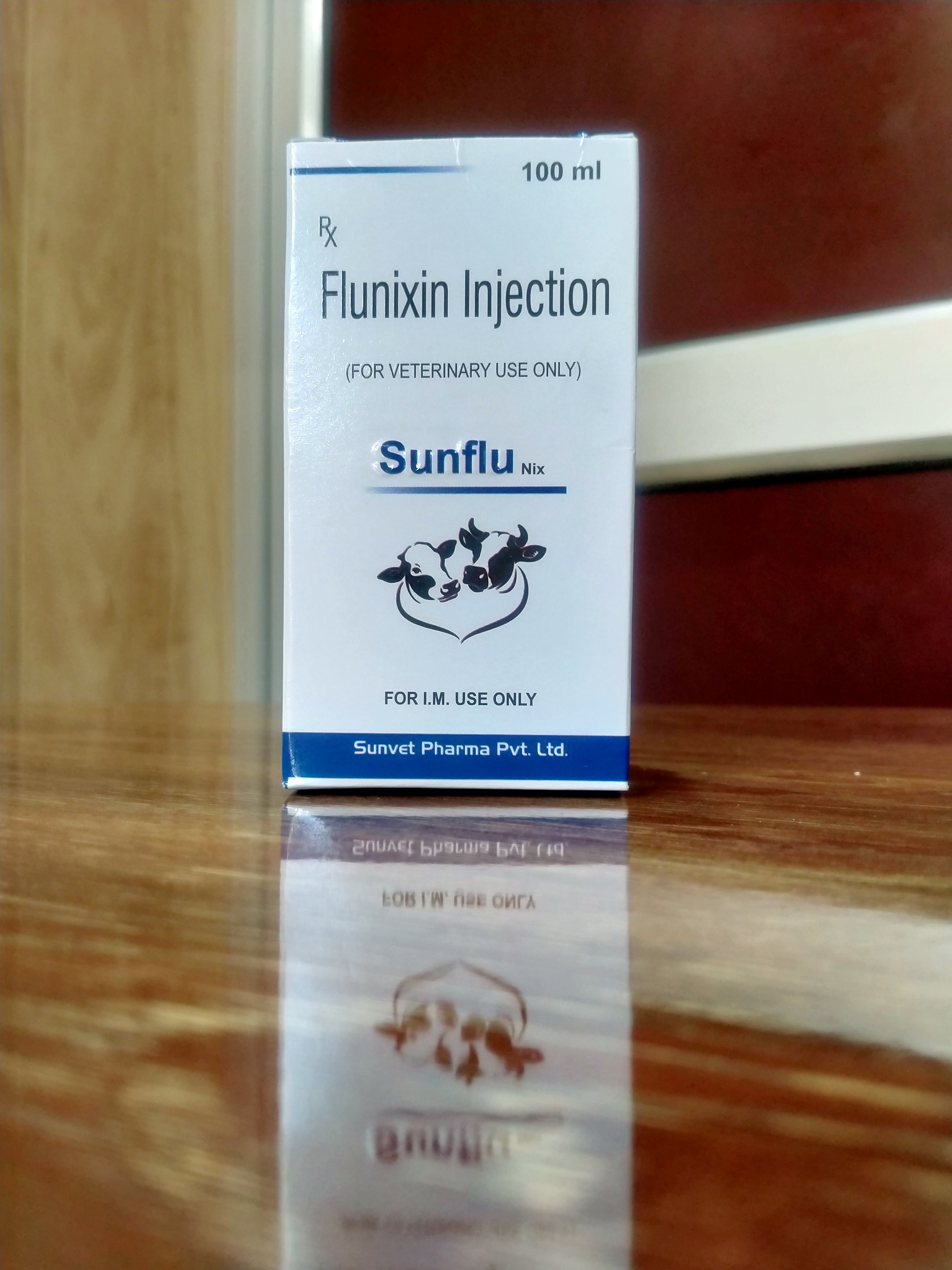 Flunixin Meglumine Injection - 100ml Vial | Pain Relief For Horses, Cattle, And Sows