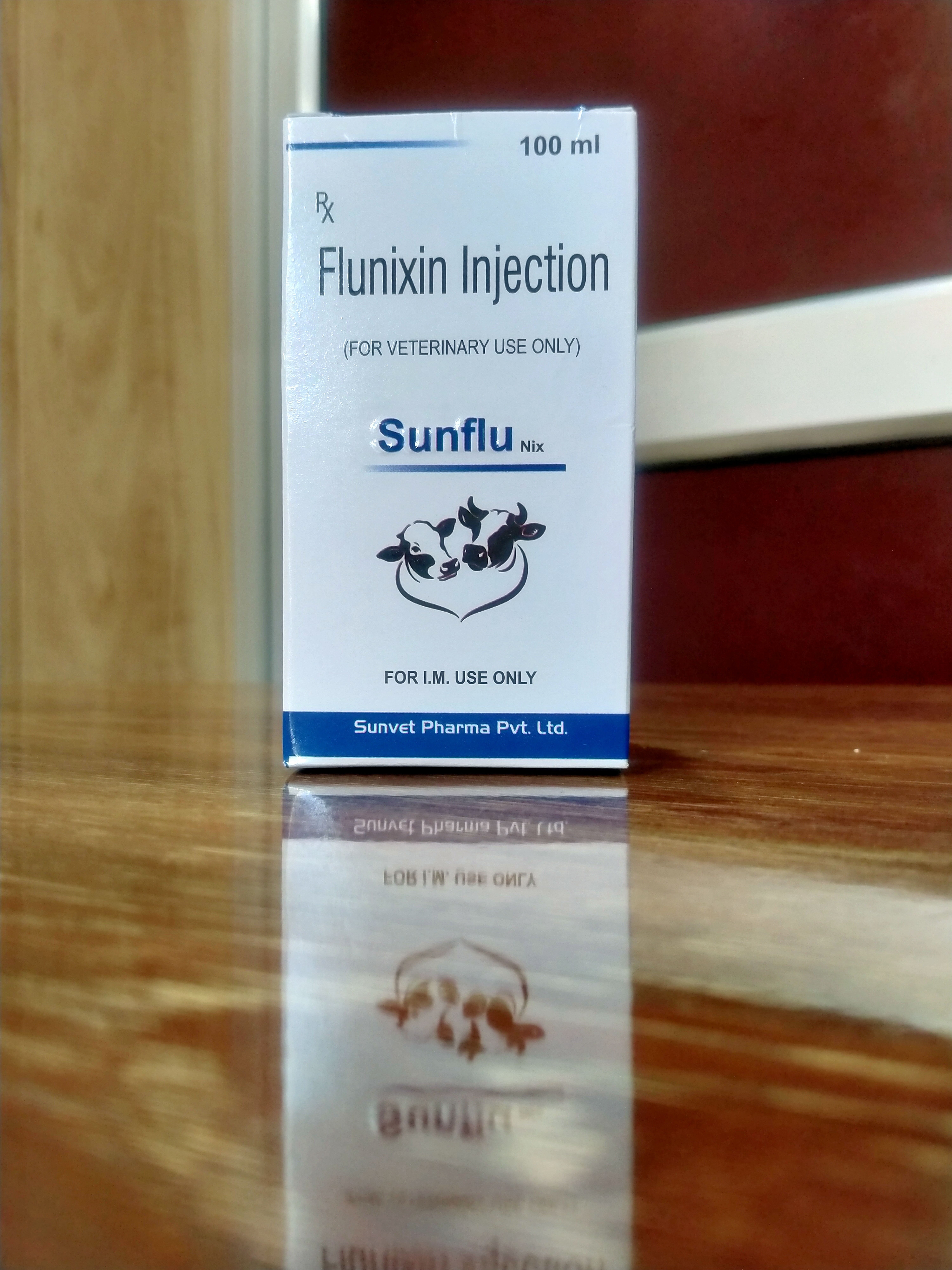 Flunixin Meglumine Injection - 100ml Vial | Pain Relief For Horses, Cattle, And Sows