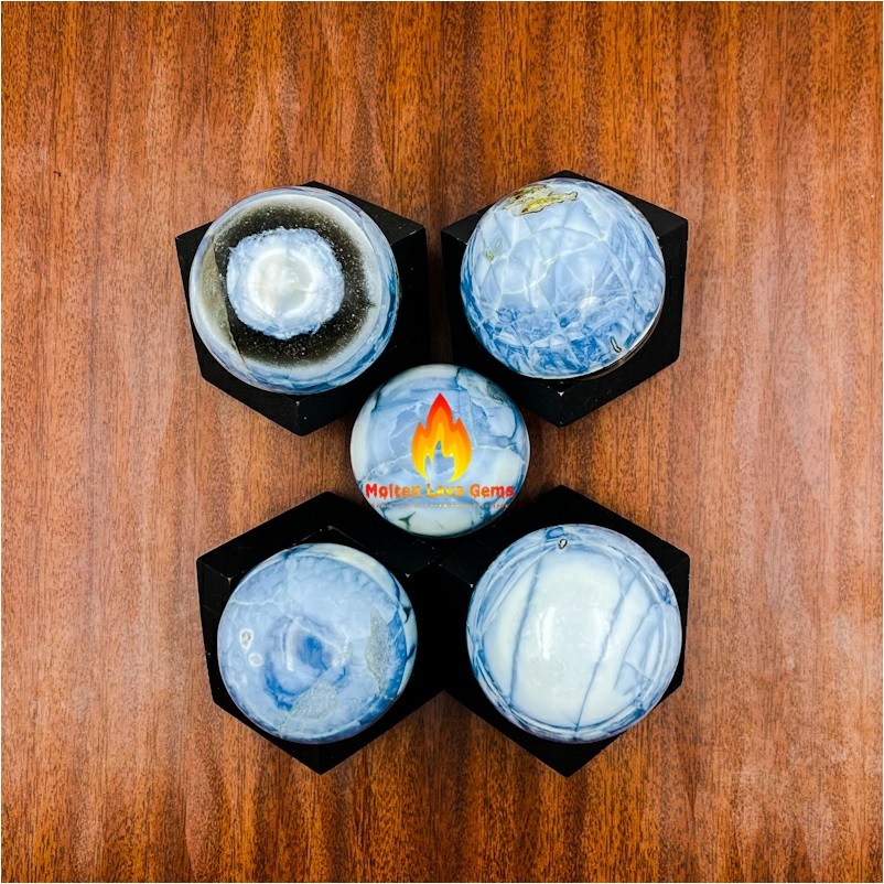 Owhyee Blue Opal Sphere Grade: Top