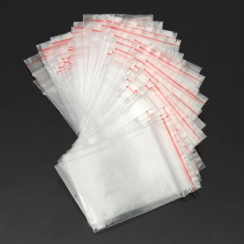 1.5 X 2 Inch Zip Lock Bags - Pvc Material Customized Size Transparent Color - Embossed Surface Handling For Enhanced User Experience