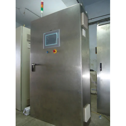 Industrial Plc Control Panel - Metal And Abs Build, 1000x1875x600 Mm , Ip54 And Ip55 Protection Level, 63a Rated Current, Painted Gray Finish