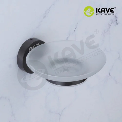 PVD Brass Soap Dish Holder - Oval Shape, White Color, Various Sizes Available | Elegant Design for Organized Bathroom Use