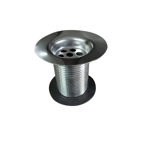 सिल्वर राउंड सिंक वेस्ट कपलिंग