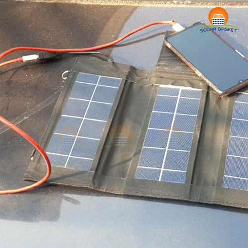 Stainless Steel Solar Mobile Charger