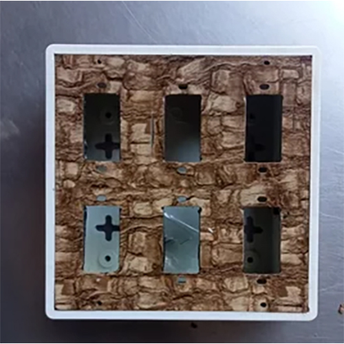 व्हाइट/ग्रे मॉड्यूलर पीवीसी गैंग बॉक्स