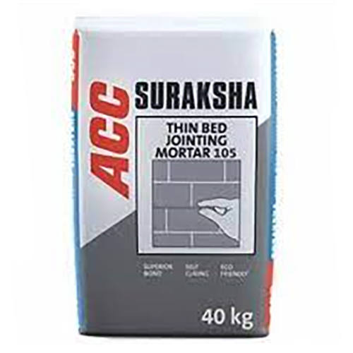 ग्रे एसीसी सुरक्षा थिन बेड जॉइंटिंग मोर टार 105