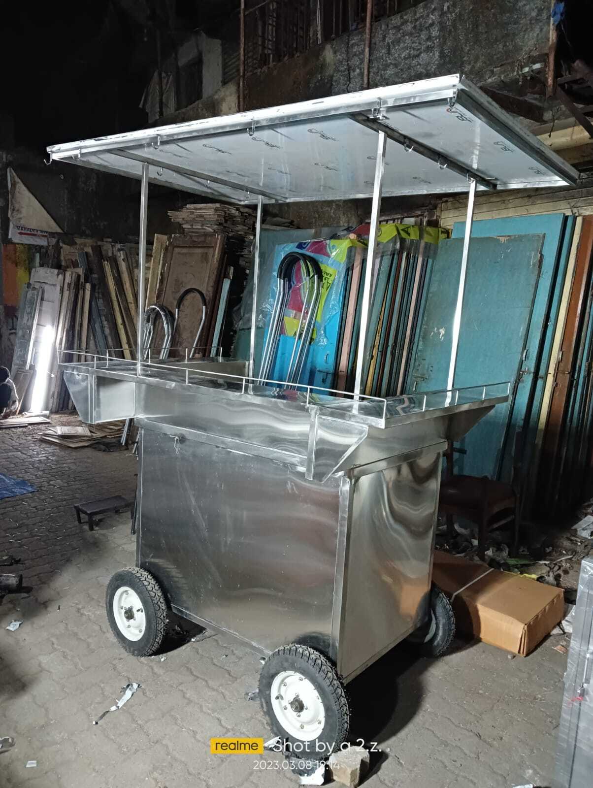 Manual Tea Food Cart