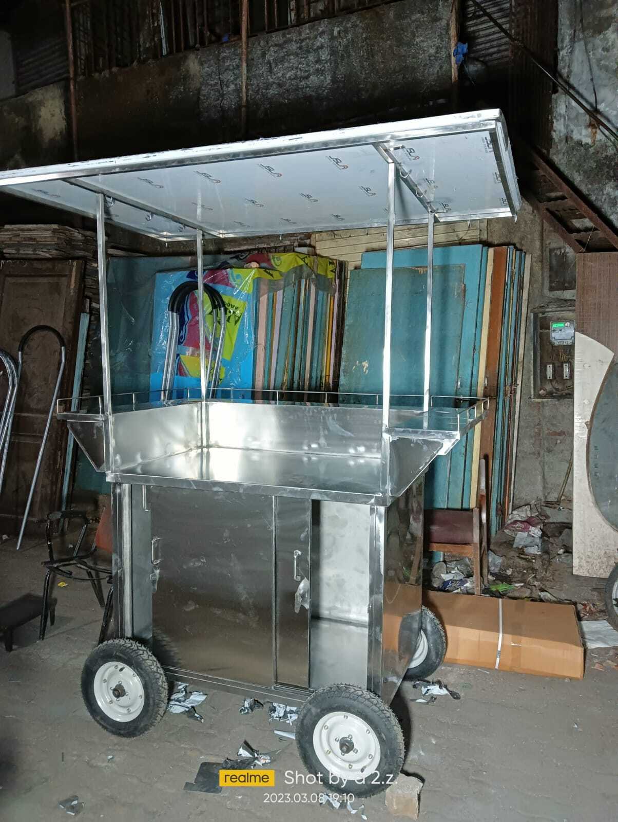 Manual Tea Food Cart