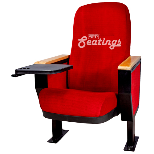 रेड ऑडिटोरियम आर्मरेस्ट चेयर