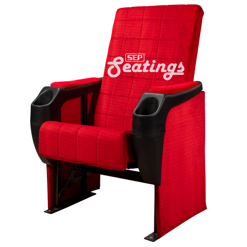 Auditorium Superior Comfort Traditional Chair - Modern Design, Red Color | Easy to Clean, Warranty Included