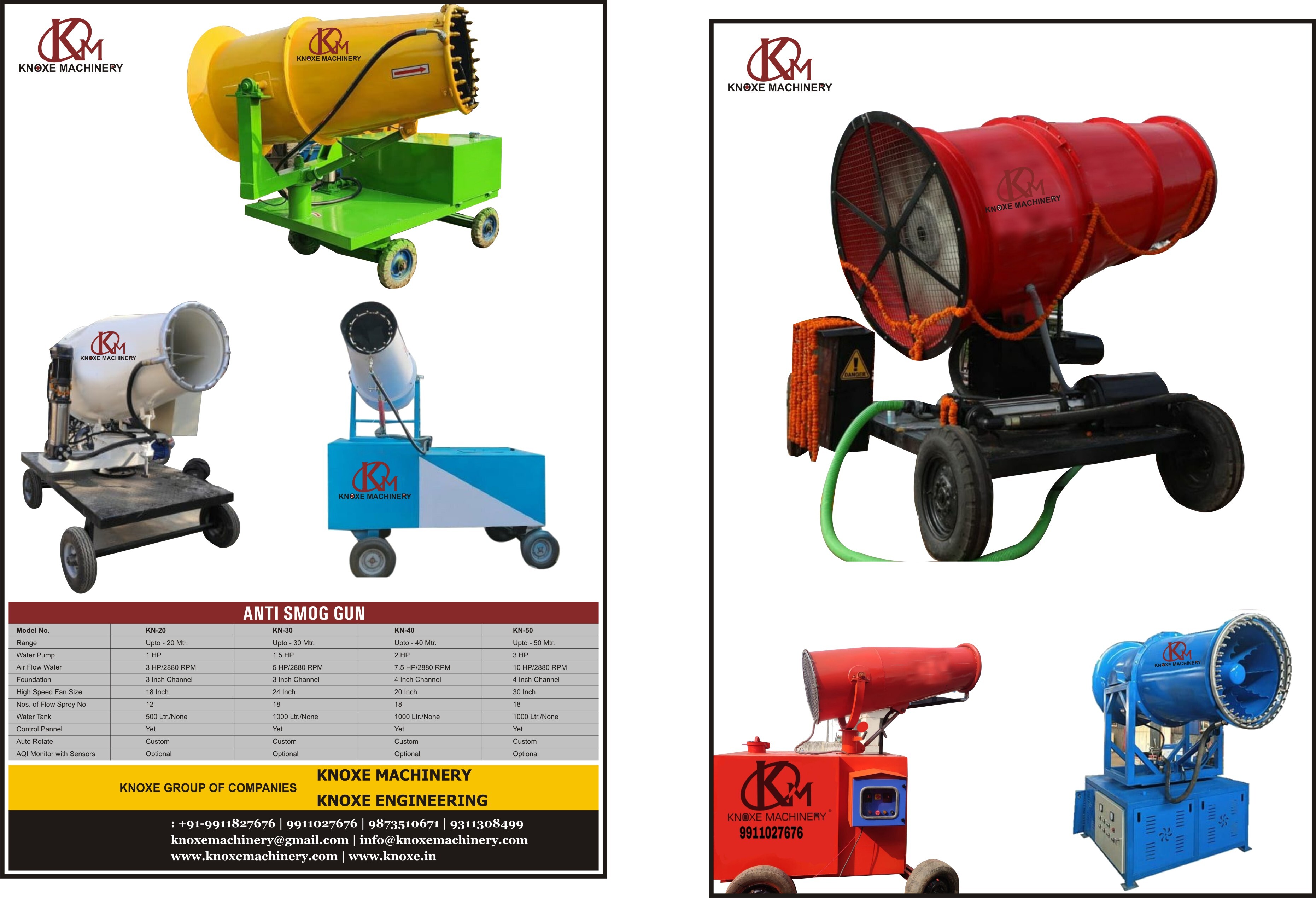 Anti Smog Gun Capacity: 1000 Liter/day