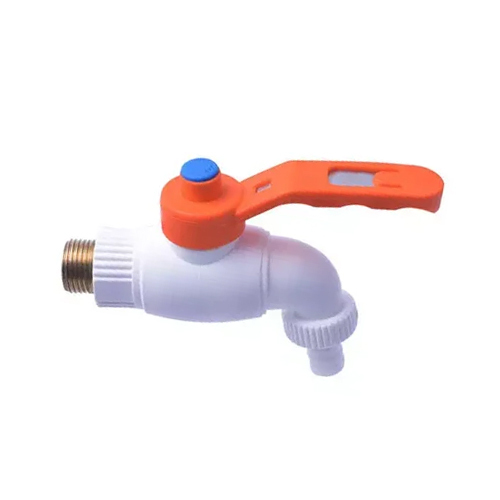 व्हाइट-ऑरेंज पीवीसी टर्की टैप