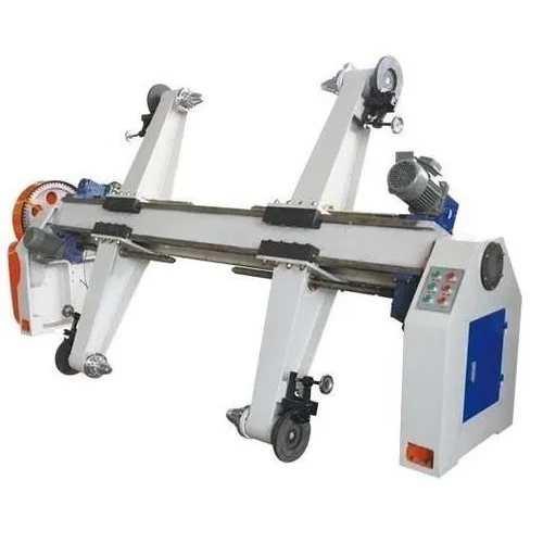 व्हाइट इंडस्ट्रियल शाफ्ट लेस मिल रोल स्टैंड