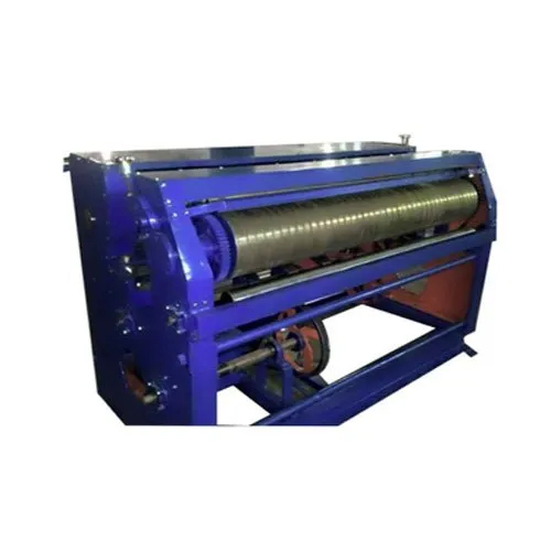 Reel To Sheet Cutter Machine - Steel Build, 220-440 Volt, Blue Color | Automatic Operation, Pneumatic Drive, 1-year Warranty