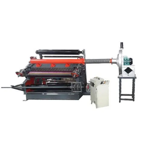12.5 Hp Fingerless Paper Corrugating Machine - Electric Drive, 220-440 Volt | Automatic Operation, Adjustable Thickness And Patterns, One Year Warranty, Gray Finish