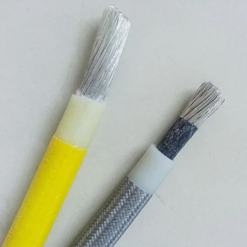 High Voltage Silicone Cables - Silicone, Different Sizes, Grey & Yellow | Rated Voltage 220-440V, Wide Temperature Range -60oC to 180oC
