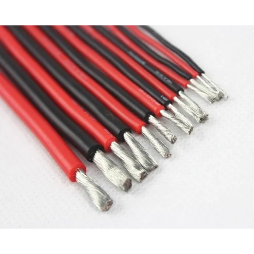 काले और लाल 6 Awg सिलिकॉन तार