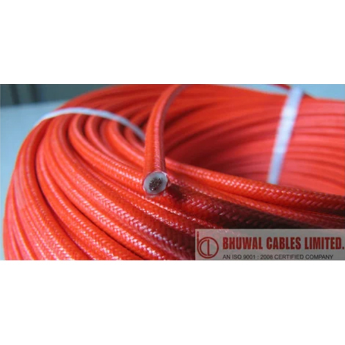 Silicone Covered Cables - Silicone Material, Various Sizes, Red Color, Rated Voltage 220-440 Volt | Durable for Industrial Usage