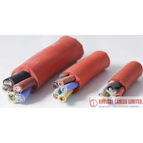 Saso Approved Cables - Silicone Material, Various Sizes, Red Color | 220-440 Volt Rated Voltage, Ideal for Industrial Usage