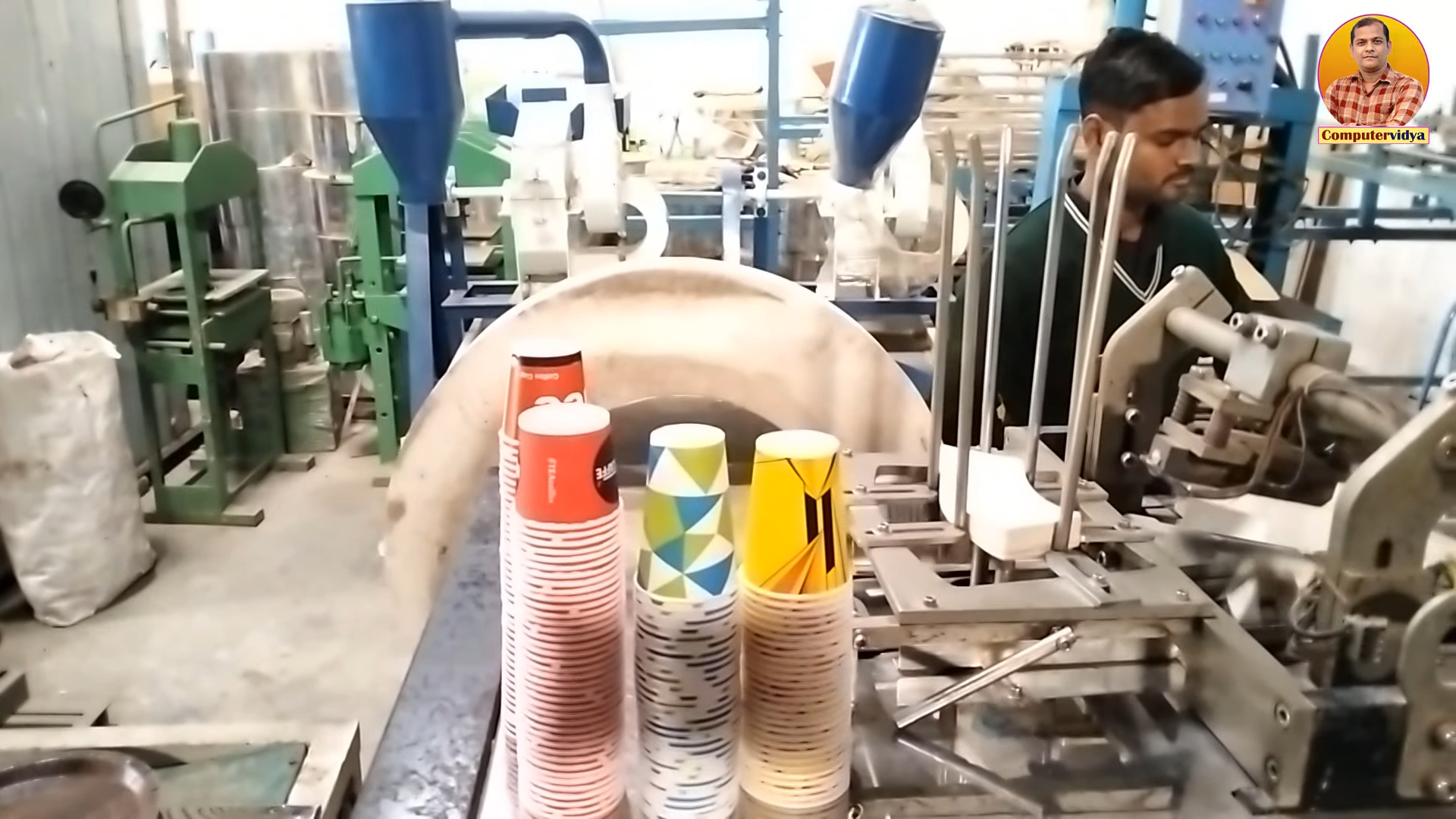 Fully Automatic Paper Cup Pattel Dona Farming Machine Urgent Sell In Mp