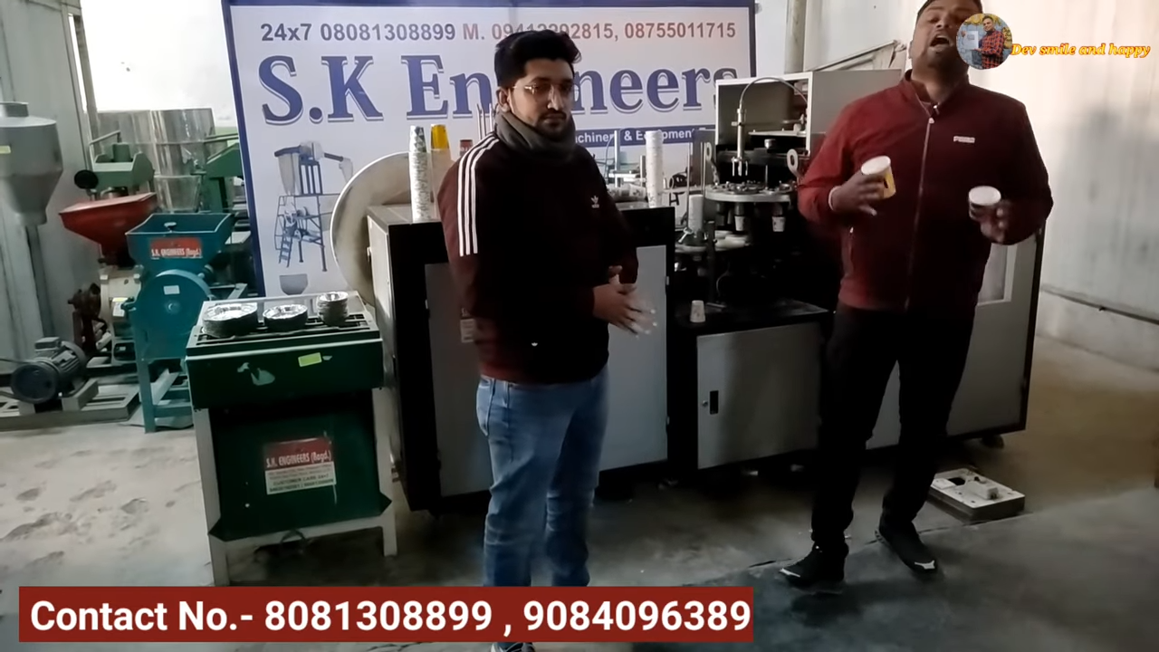 Fully Automatic Paper Cup Pattal Dona Forming Machine - High-speed Performance, Energy-efficient Design, Durable Components
