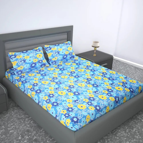 Cotton Printed Double Bed Sheet