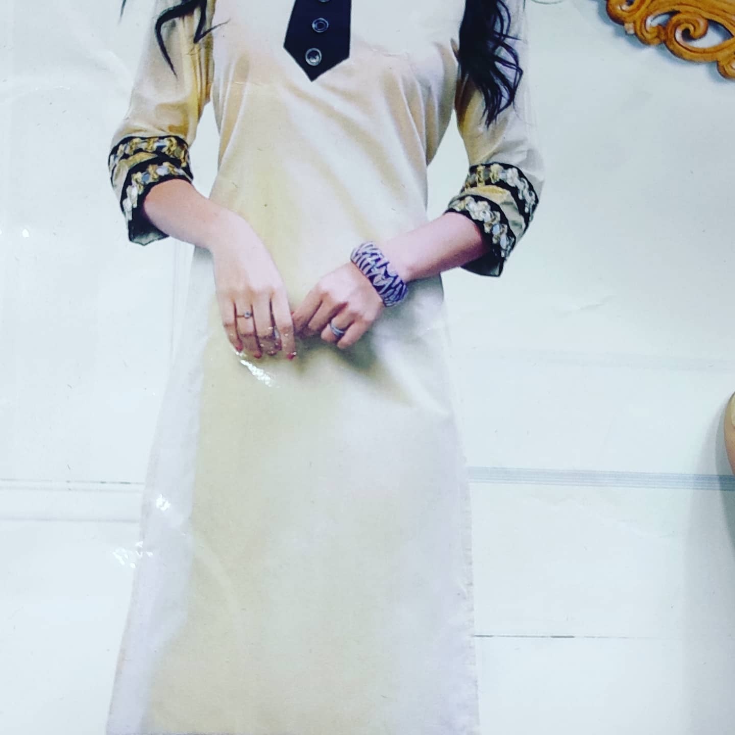 Chanderi Kurti - Premium Chanderi Fabric, Interlock Quality, Available In Sizes L, Xl, Xxl
