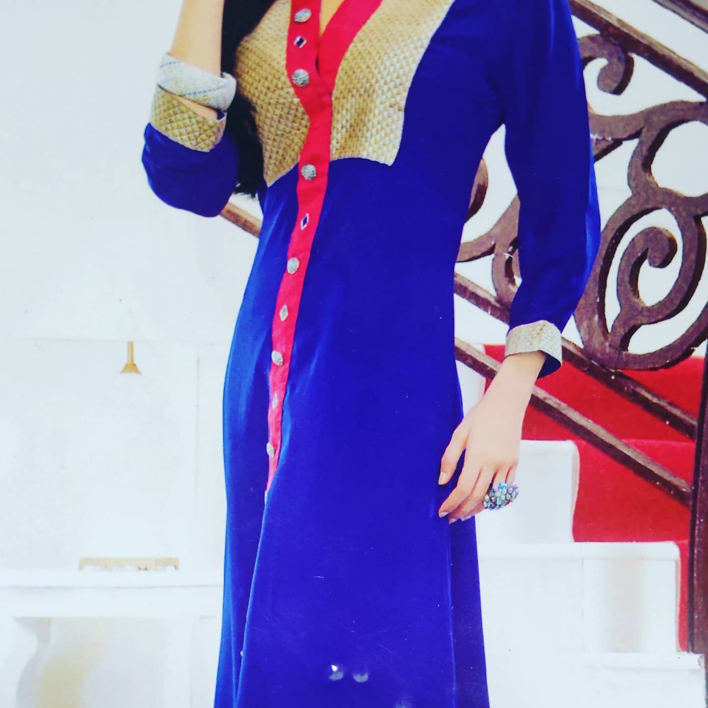 Chanderi Kurti - Premium Chanderi Fabric, Interlock Quality, Available In Sizes L, Xl, Xxl