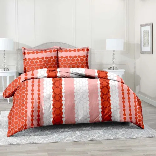 डिज़ाइनर प्रिंटेड डबल बेड शीट