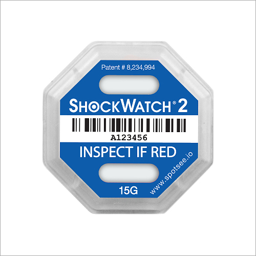 ShockWatch 2 Impact Indicators - Hexagonal, 42.93mm Width x 42.93mm Length x 6.35mm Thickness, Multi-Color | Pressure Sensitive Adhesive, Tamper-Proof Design, Unique Traceability ID