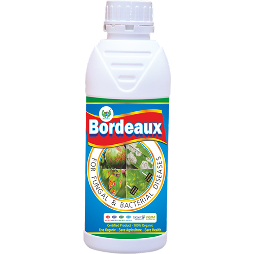 Devamrut Bordeaux Fungicide - Liquid Formula 1 Litre, 99% Purity, Preventive & Curative Action Against Fungal Diseases