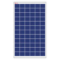 पॉलीक्रिस्टलाइन सिलिकॉन 165 वाट 12V डेटा शीट सोलर पैनल