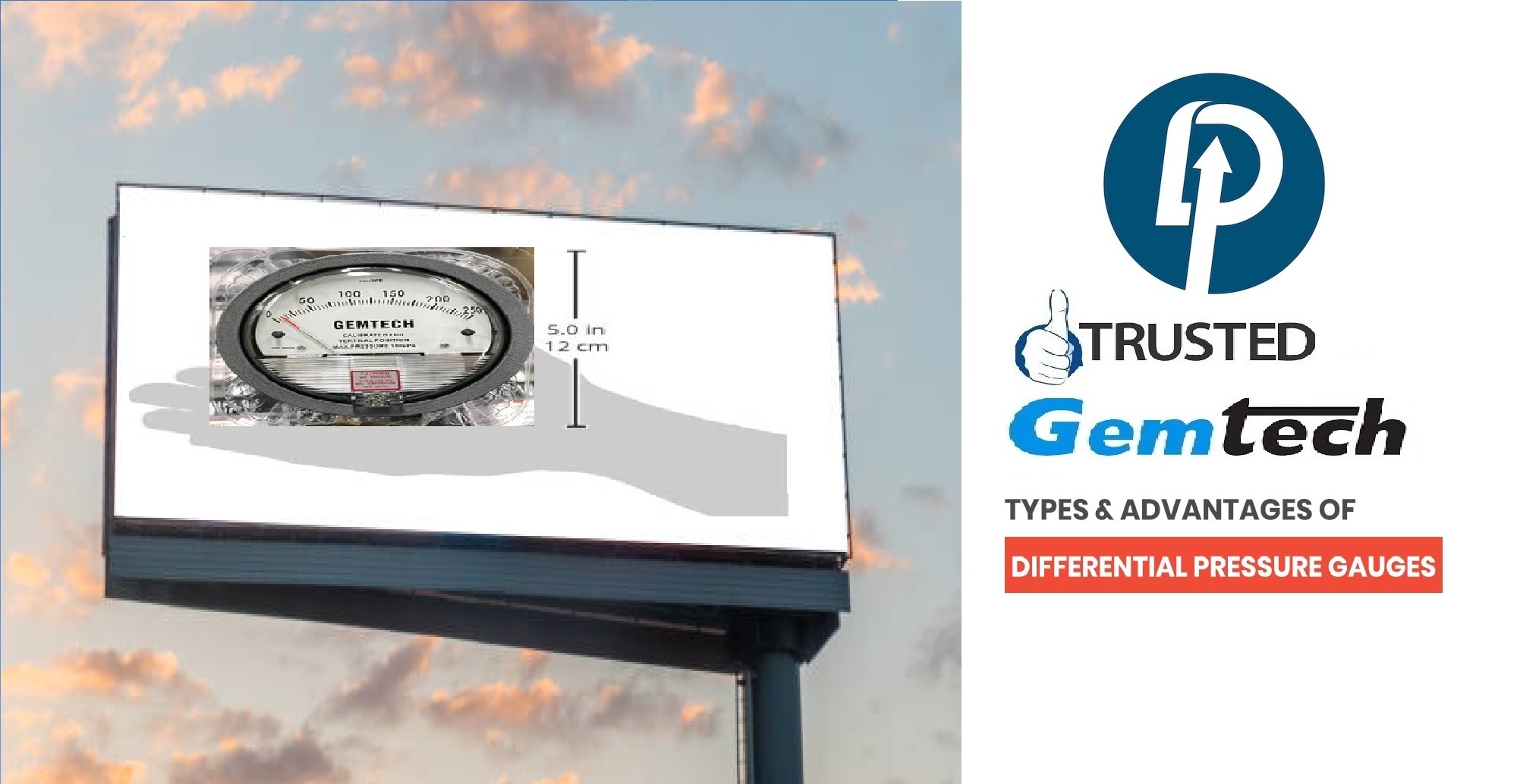 Gemtech Differential Pressure Gauge In Bidadi Industrial Area Bengaluru Karnataka Accuracy: A 2% Of Full Scale (A 3% On A   0