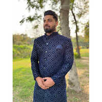 कॉटन मेन्स वेलवेट इंडो वेस्टर्न