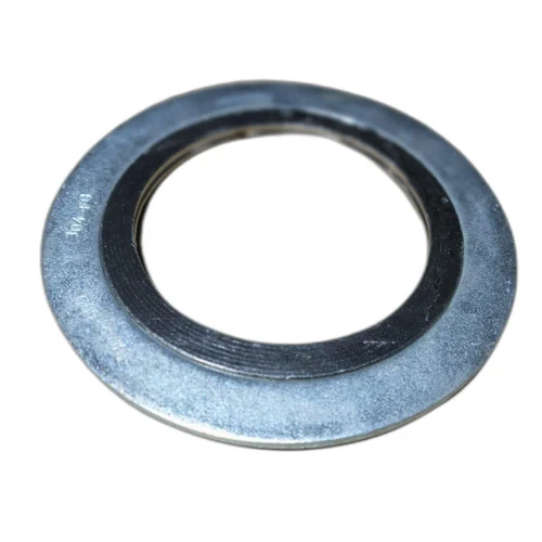Stainless Steel Spiral Wound Gasket - 10m Diameter, Silver Color, High-temperature And Pressure Resistance, Ideal For Industrial Applications