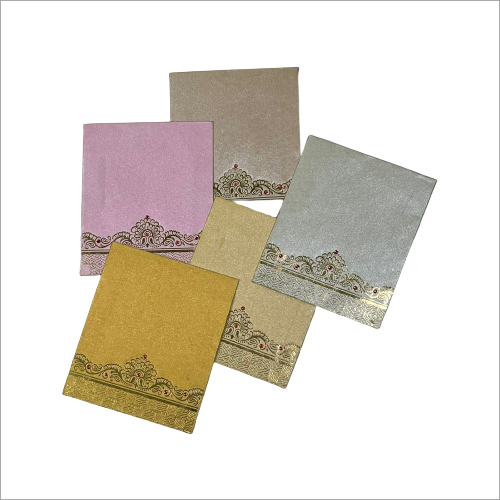 Poket Envelopes - Paper Material , Pocket-Sized Design for Weddings, Parties, & Celebrations in Pink, Blue, Cream, Yellow, & Off-White with Closing String