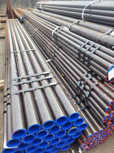 Gray Carbon Steel Seamless Round Pipe