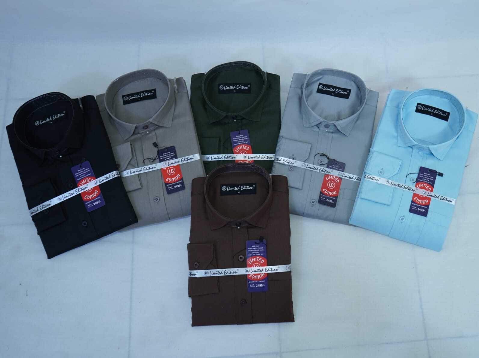 Plain Shirts - Cotton Material, Size M/l/s , All Colors For Men - Casual Style For Rainy, Spring, Summer, And Winter Seasons