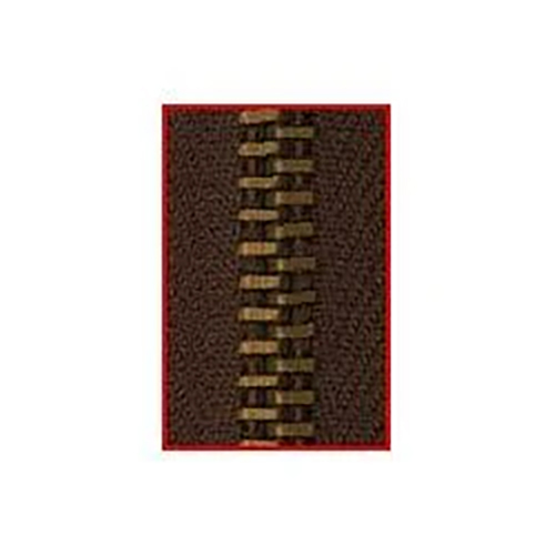 Antique Brass Zippers - Brass Material, Customized Size, Multicolor | Versatile Zipper Solution for Unique Design Applications