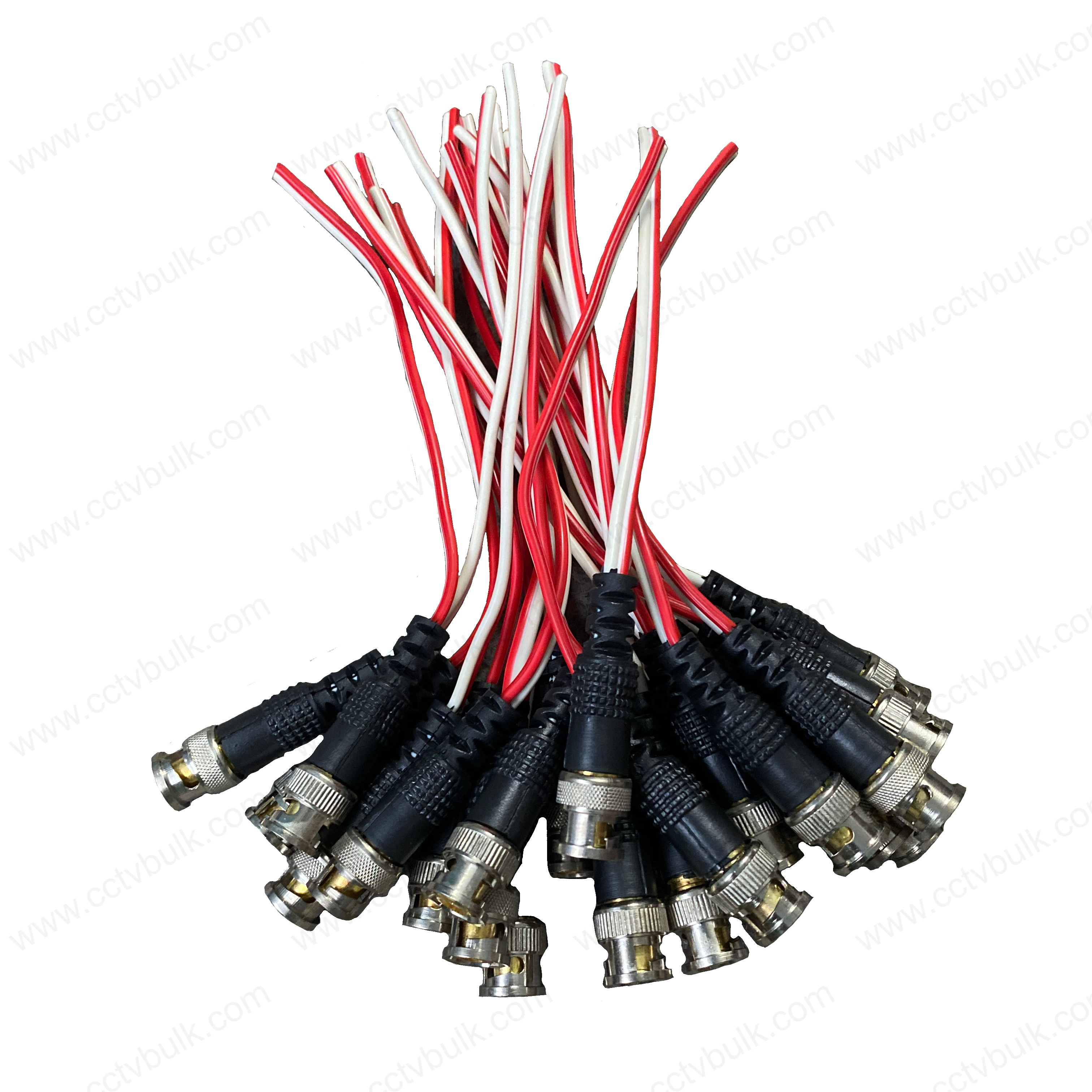 Bnc Connector Cable Eco 50 Set - Zinc Alloy 14/36 Copper Lines Shielded Coaxial Reliable Signal Path | Versatile For Audio Video Networking Applications
