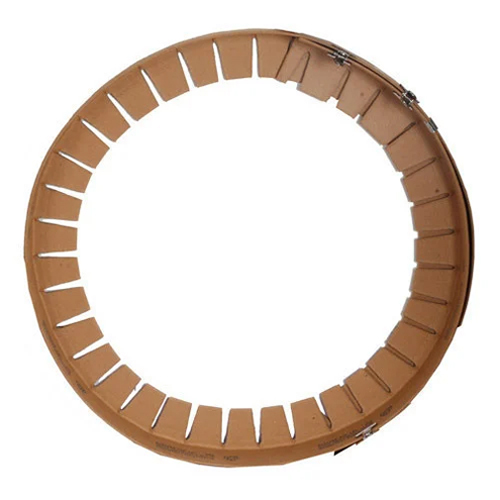 Round Edge Protector - 5000 Mm X 110 Mm X 11 Mm | Coated Brown Bagasse Pulp Material, Easy Installation & Reusable Packaging Solution