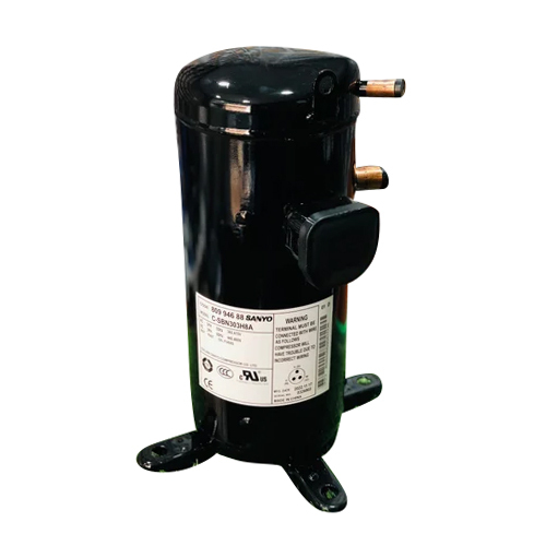 Sanyo C-sb303h8a Scroll Air Compressor - 35.2 Kg, Black | Ideal For Domestic, Commercial & Industrial Use