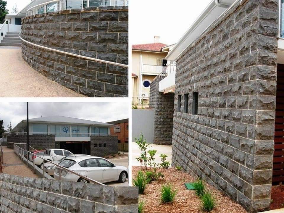Indian Basalt Stone Rockface Wall Cladding Stone Solid Surface