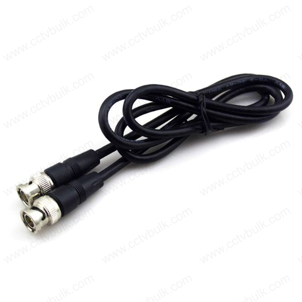 Black Bnc To Bnc Cable (M-m) Patch Cord